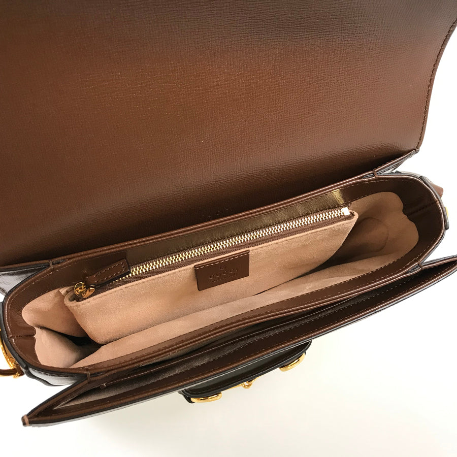 GUCCI GG Supreme Horsebit 1955 602204 Shoulder bag