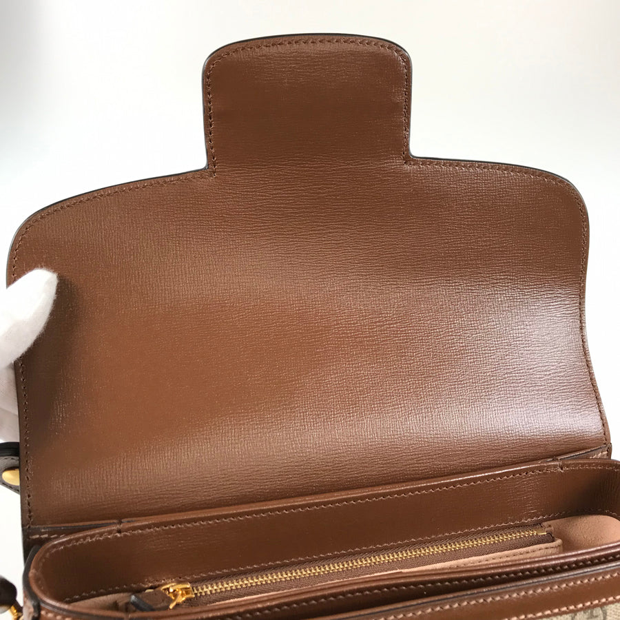GUCCI GG Supreme Horsebit 1955 602204 Shoulder bag