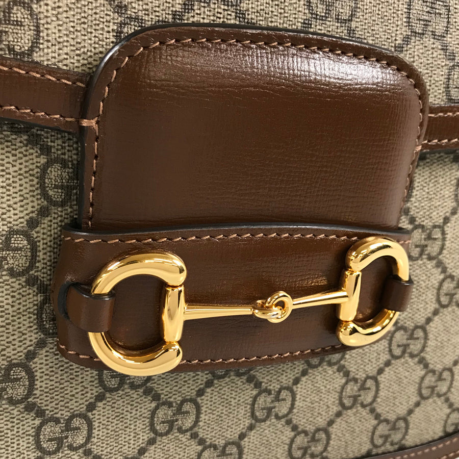 GUCCI GG Supreme Horsebit 1955 602204 Shoulder bag