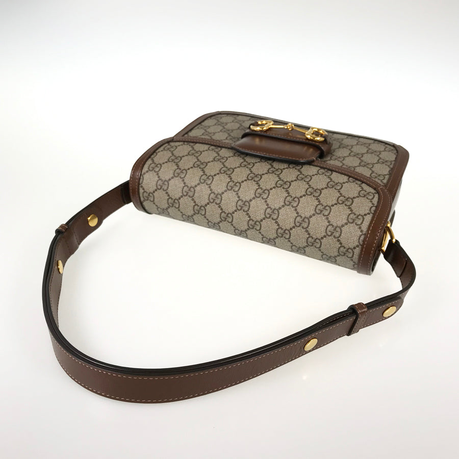 GUCCI GG Supreme Horsebit 1955 602204 Shoulder bag