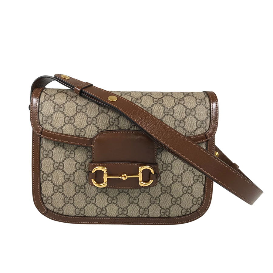 GUCCI GG Supreme Horsebit 1955 602204 Shoulder bag