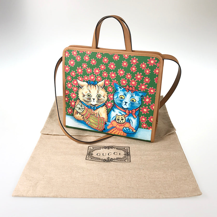 GUCCI Children Kitten Cat 630542 Tote bag