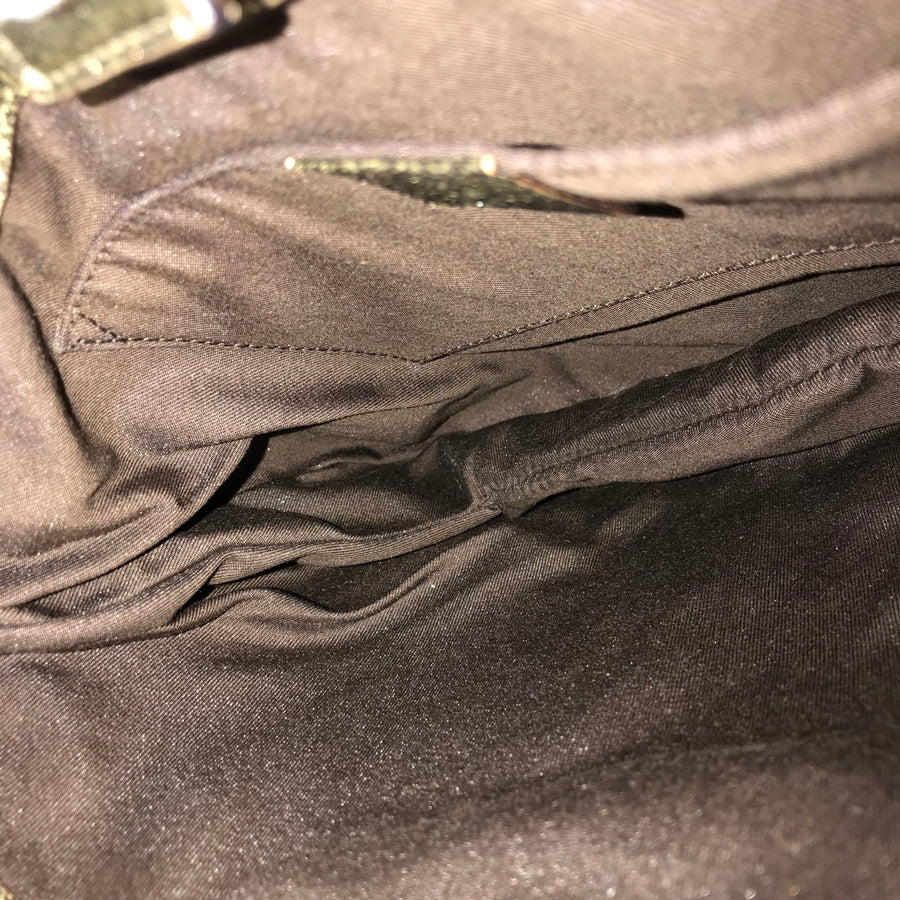 GUCCI Bamboo GG canvas 135962 Hand bag