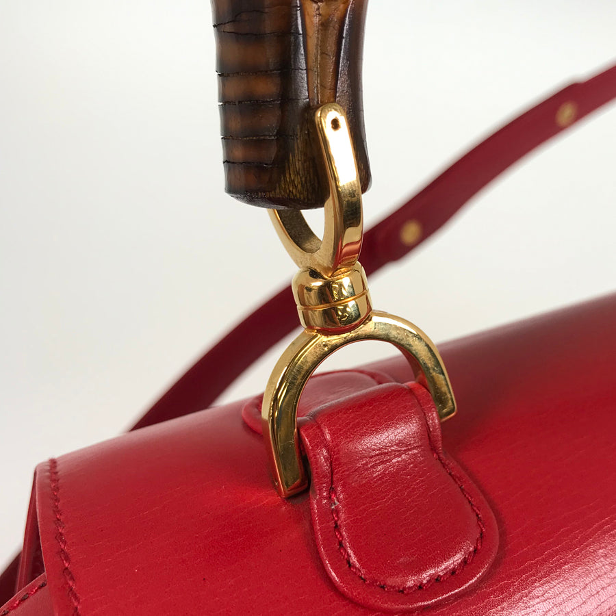 GUCCI Bamboo 2WAY Handbag