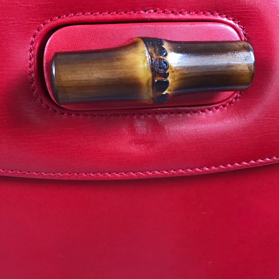GUCCI Bamboo 2WAY Handbag
