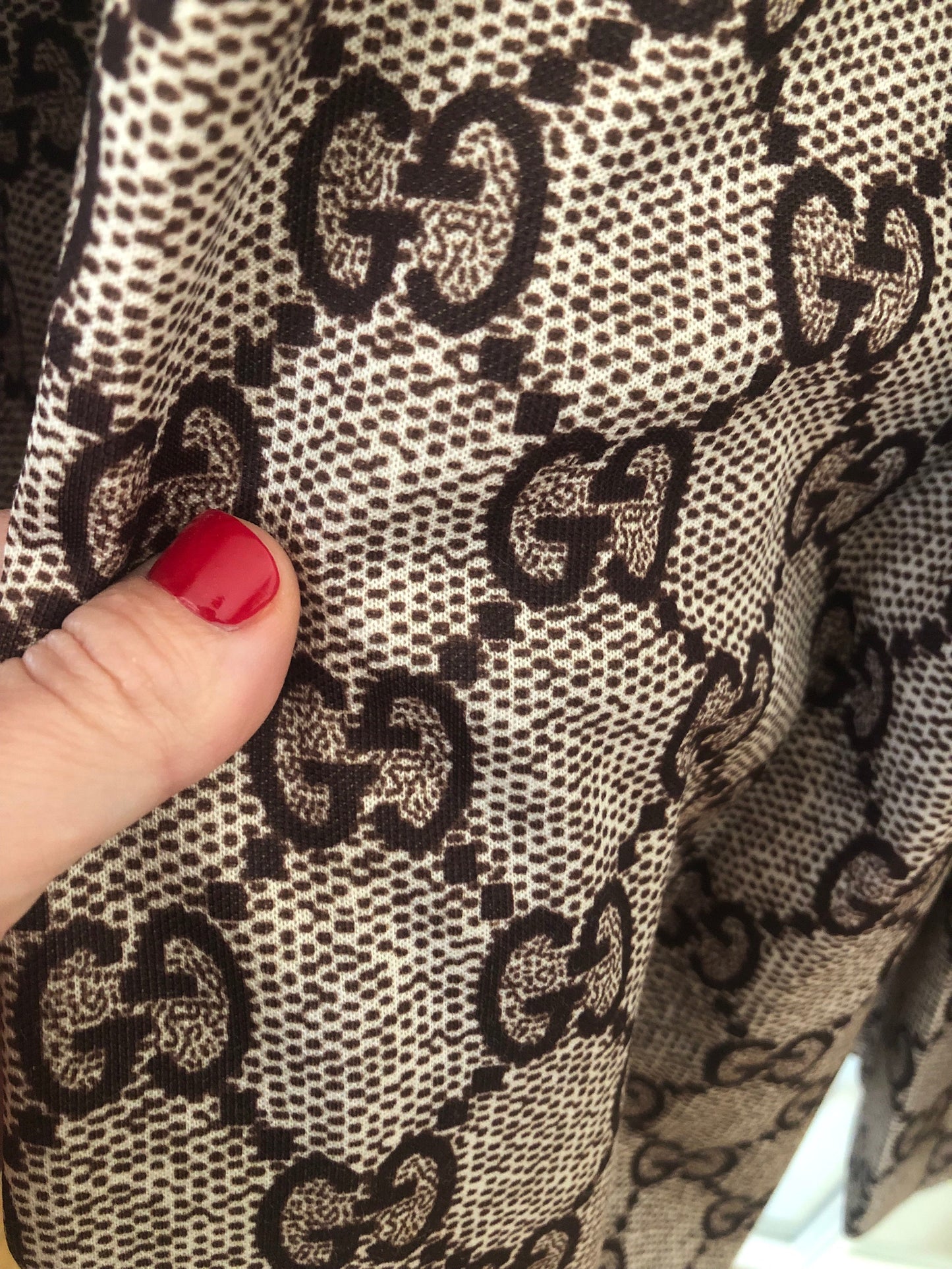 Gucci Interlocking GG Supreme Pleated Skirt
