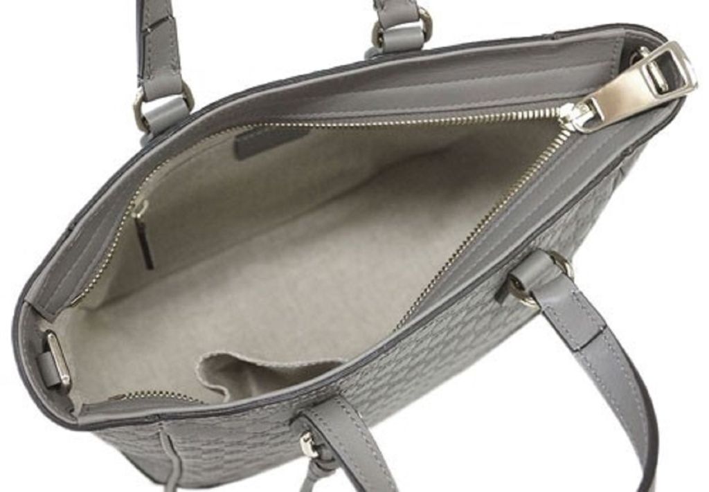 Gucci GG Microgussima Small Tote Crossbody in Graphite