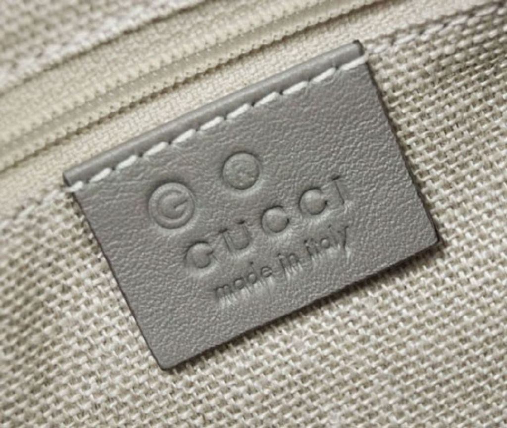 Gucci GG Microgussima Small Tote Crossbody in Graphite