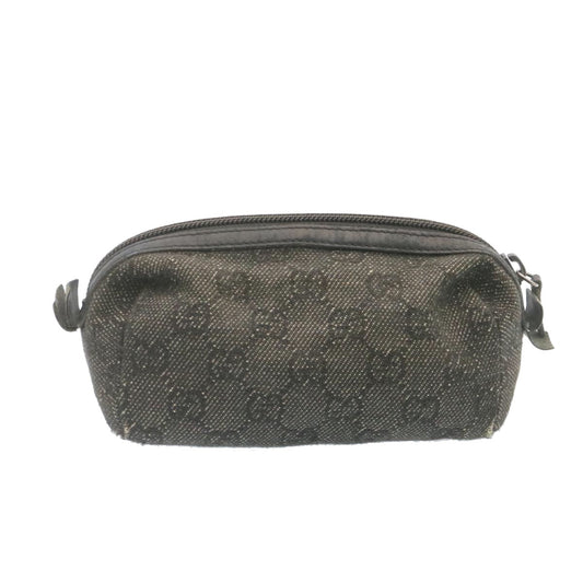 Gucci GG Canvas Cosmetic Pouch Black  am1504g