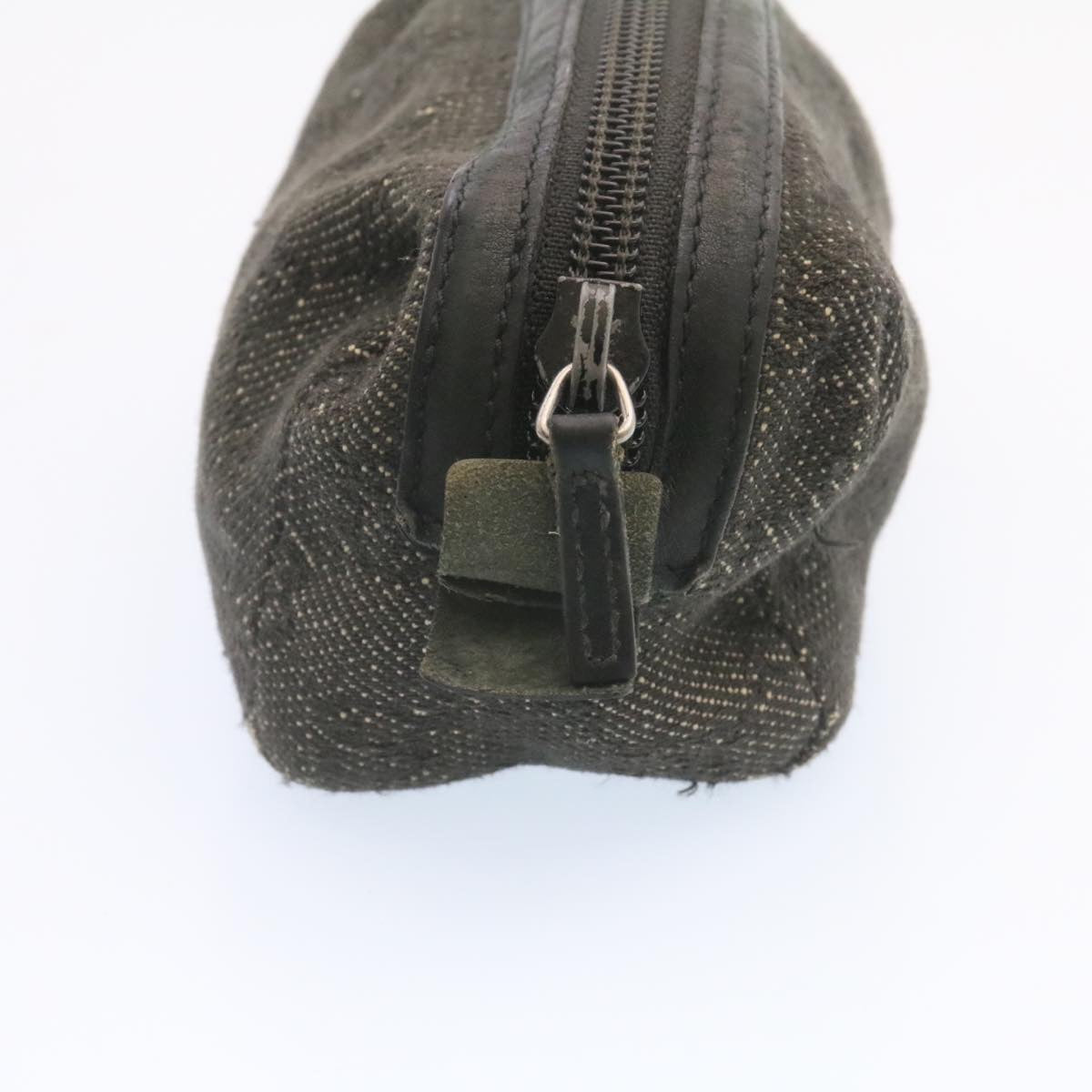 GUCCI GG Canvas Cosmetic Pouch Black  am1504g