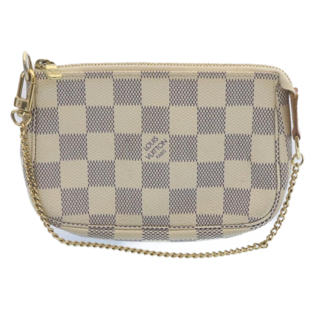 LOUIS VUITTON Damier Azur Mini Pochette Accessoires Pouch N58010 LV Auth am2224g
