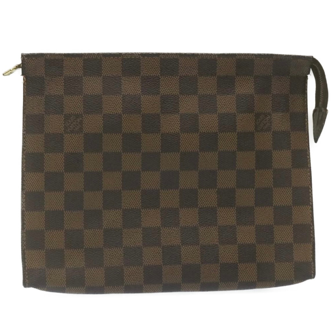 LOUIS VUITTON Damier Ebene Poche Toilette 26 Pouch N47543 LV Auth am2290g