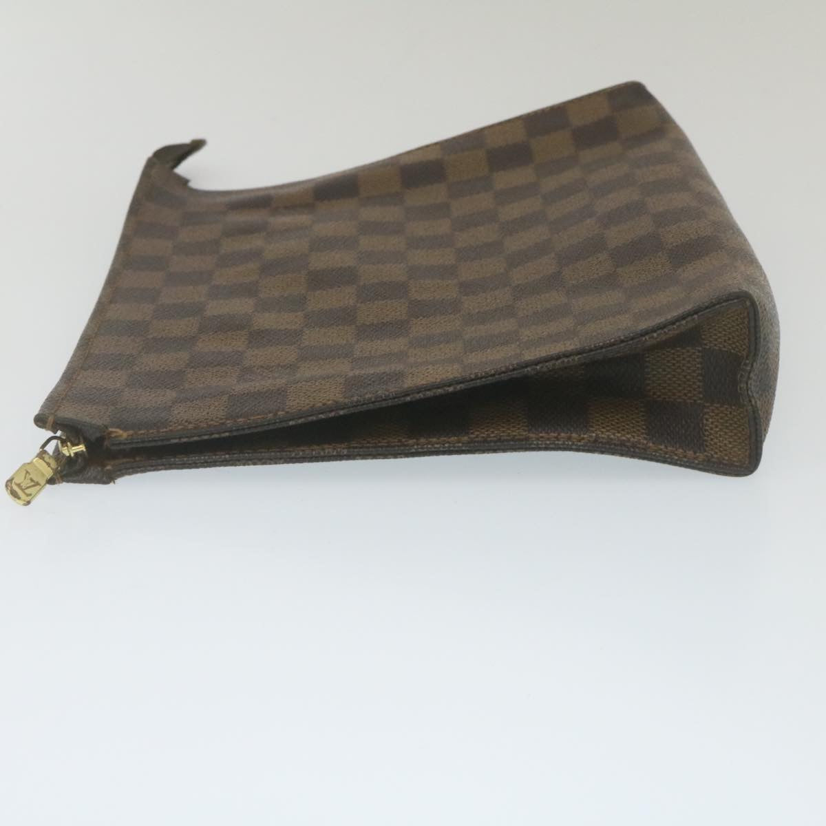 LOUIS VUITTON Damier Ebene Poche Toilette 26 Pouch N47543 LV Auth am2290g