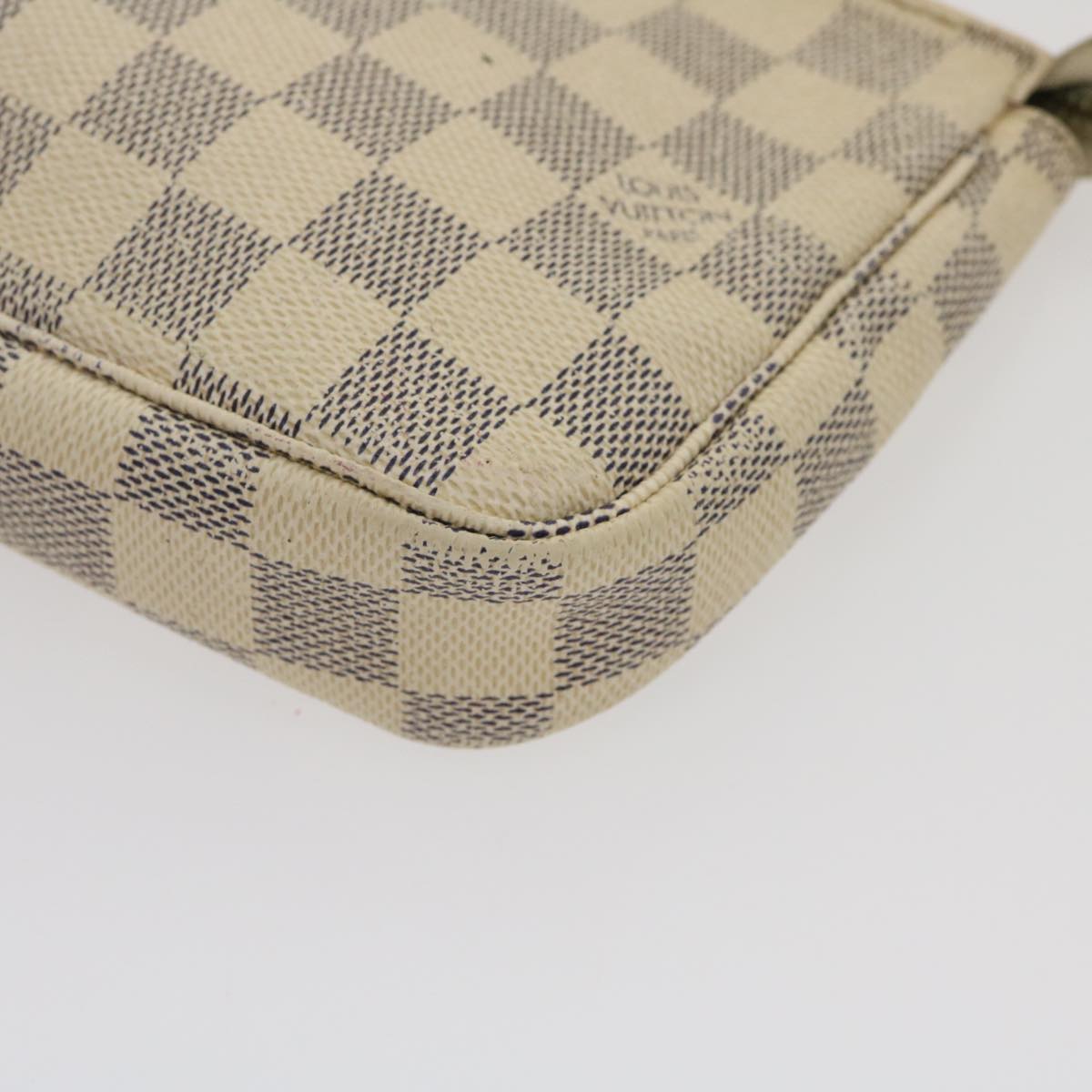 LOUIS VUITTON Damier Azur Mini Pochette Accessoires Pouch N58010 LV am2423g
