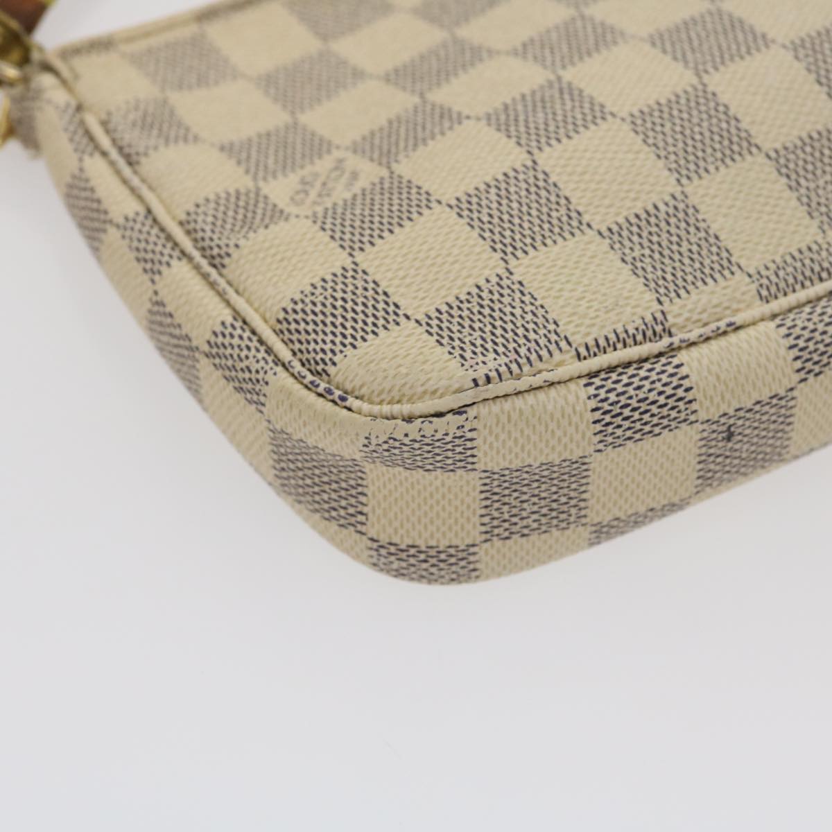 LOUIS VUITTON Damier Azur Mini Pochette Accessoires Pouch N58010 LV am2423g