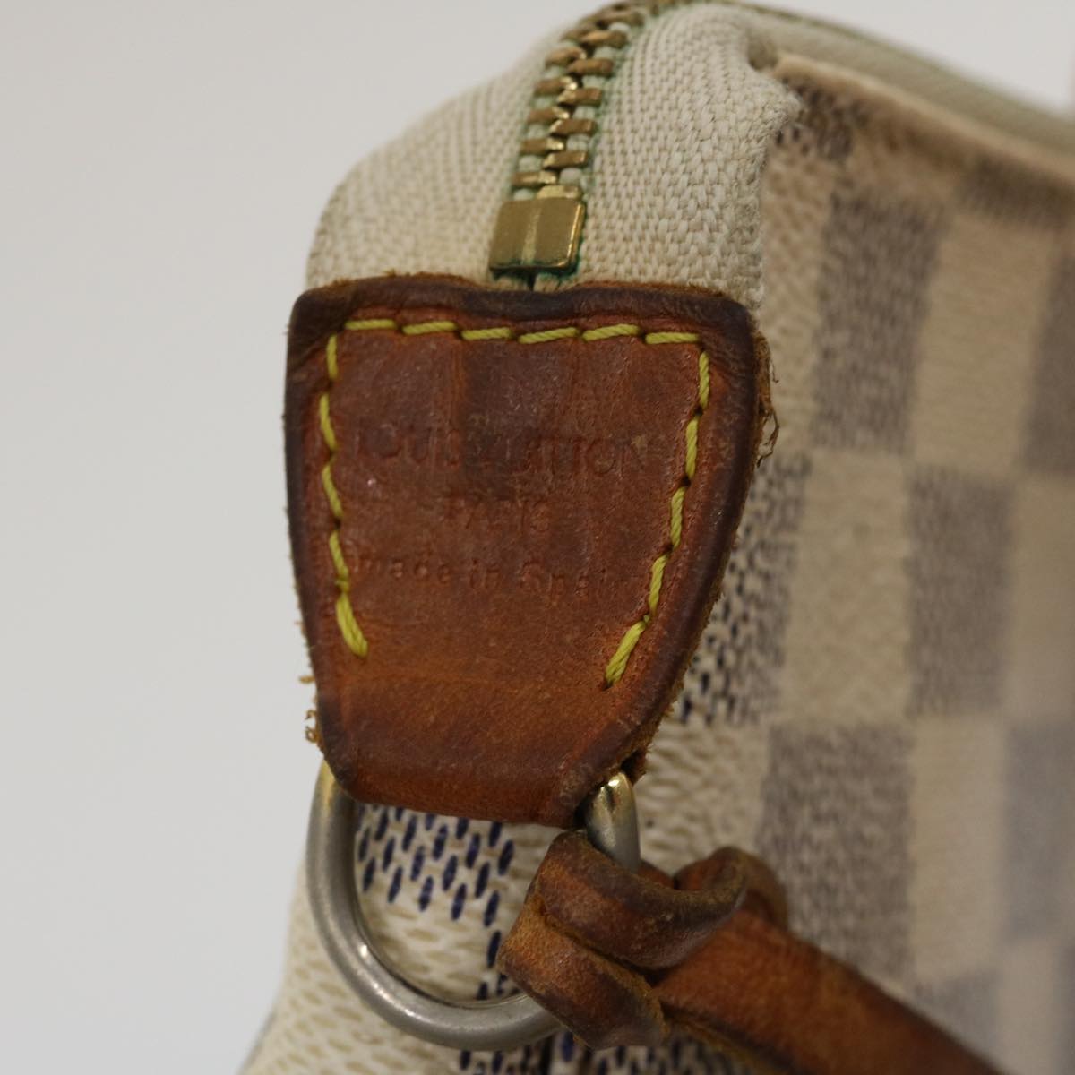 LOUIS VUITTON Damier Azur Mini Pochette Accessoires Pouch N58010 LV am2423g
