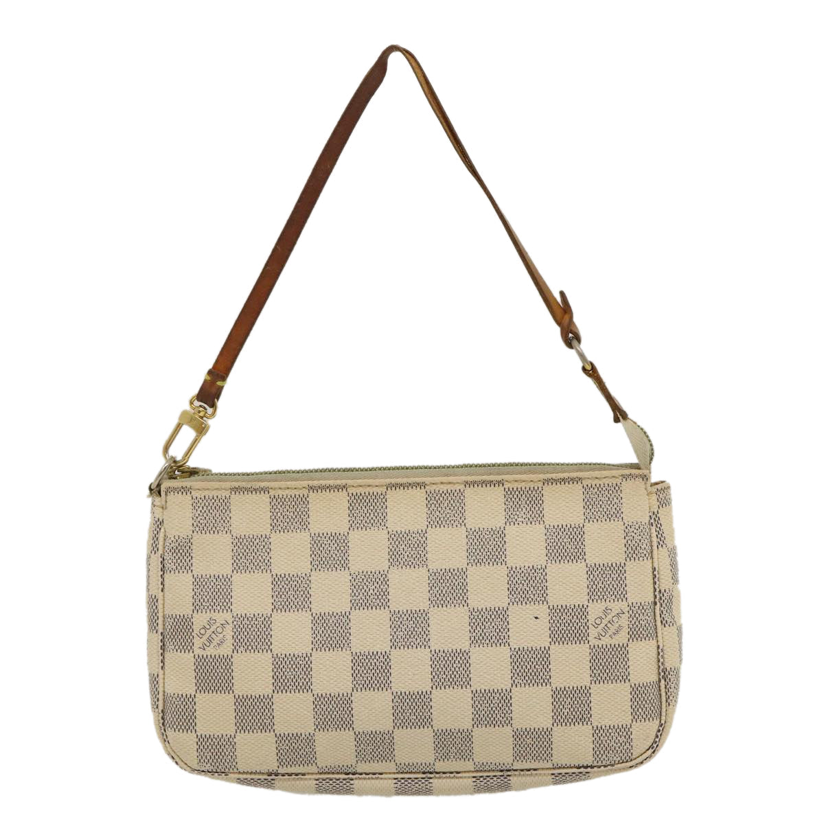 LOUIS VUITTON Damier Azur Mini Pochette Accessoires Pouch N58010 LV am2423g