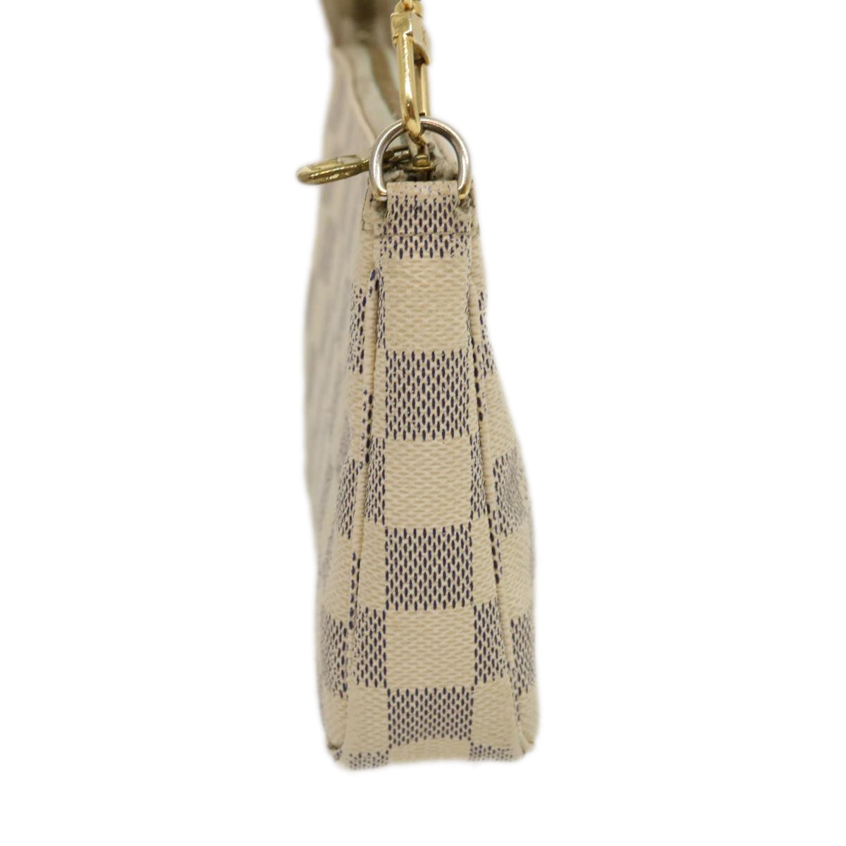 LOUIS VUITTON Damier Azur Mini Pochette Accessoires Pouch N58010 LV am2423g