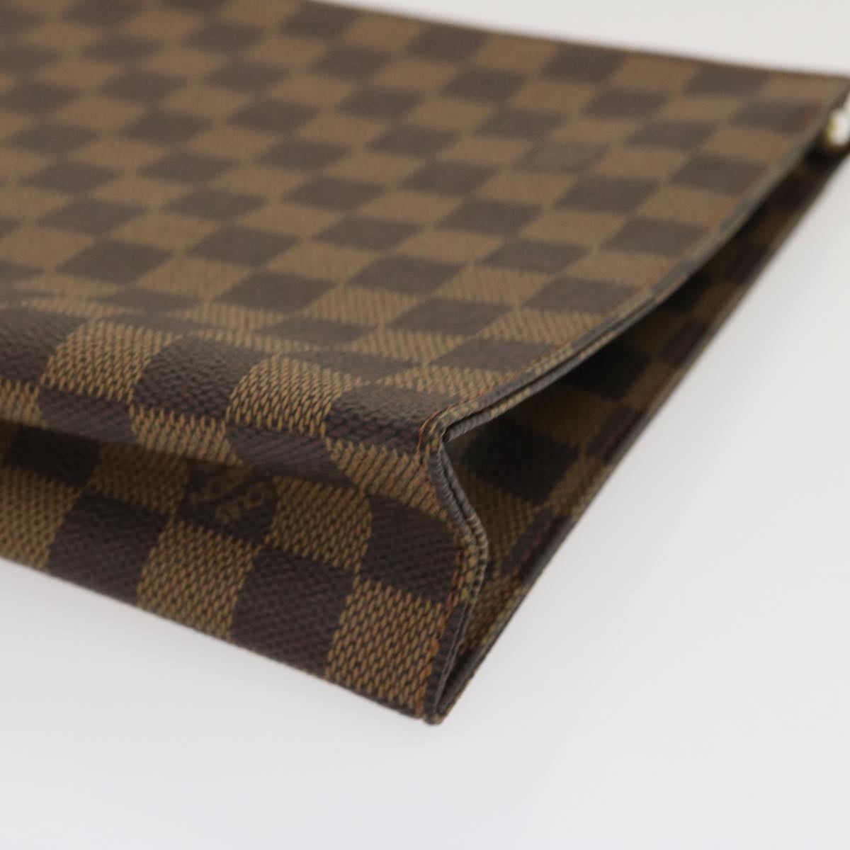 LOUIS VUITTON Damier Ebene Poche Toilette 26 Pouch N47543 LV Auth am2487g