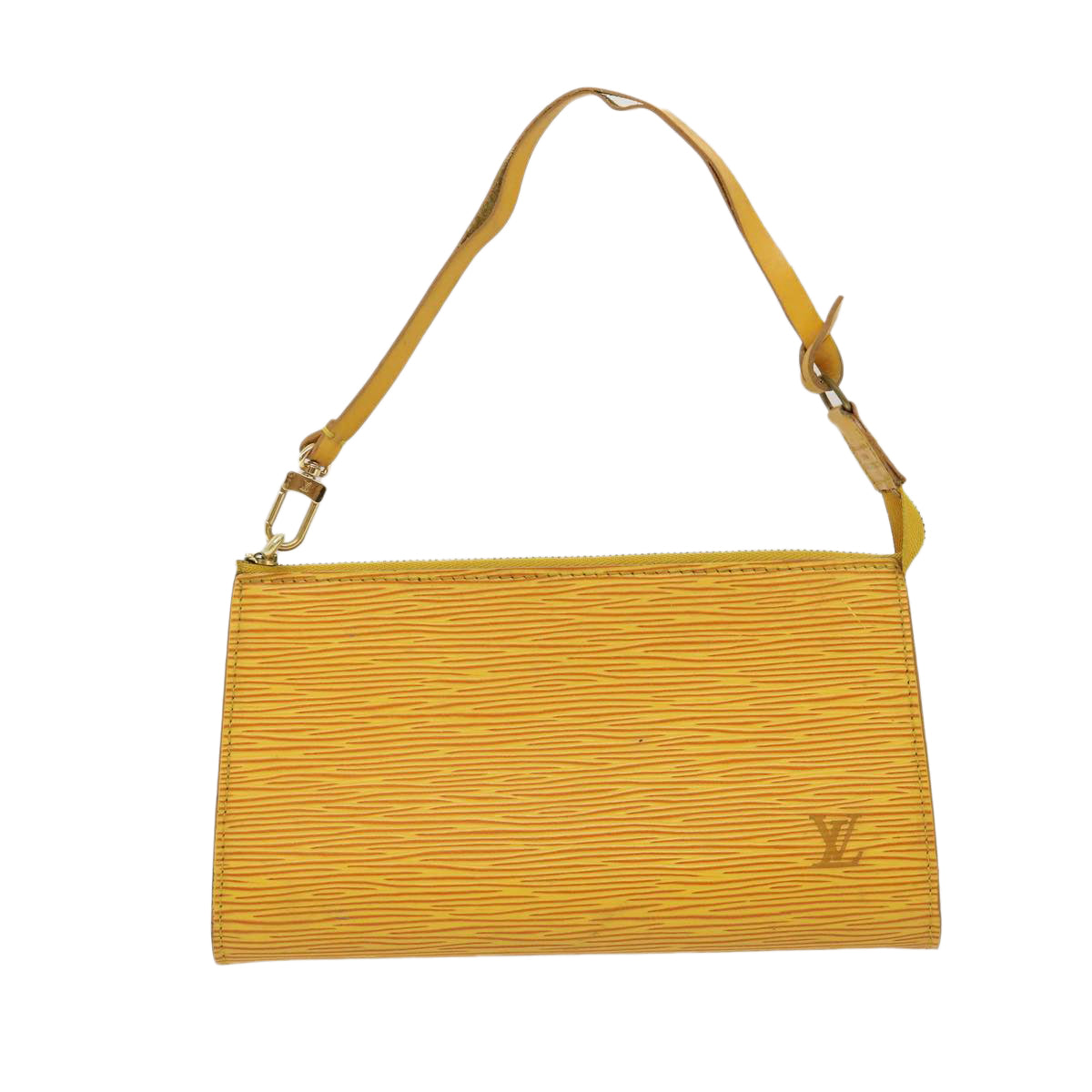 LOUIS VUITTON Epi Pochette Accessoires Pouch Yellow M52989 LV Auth am2512g