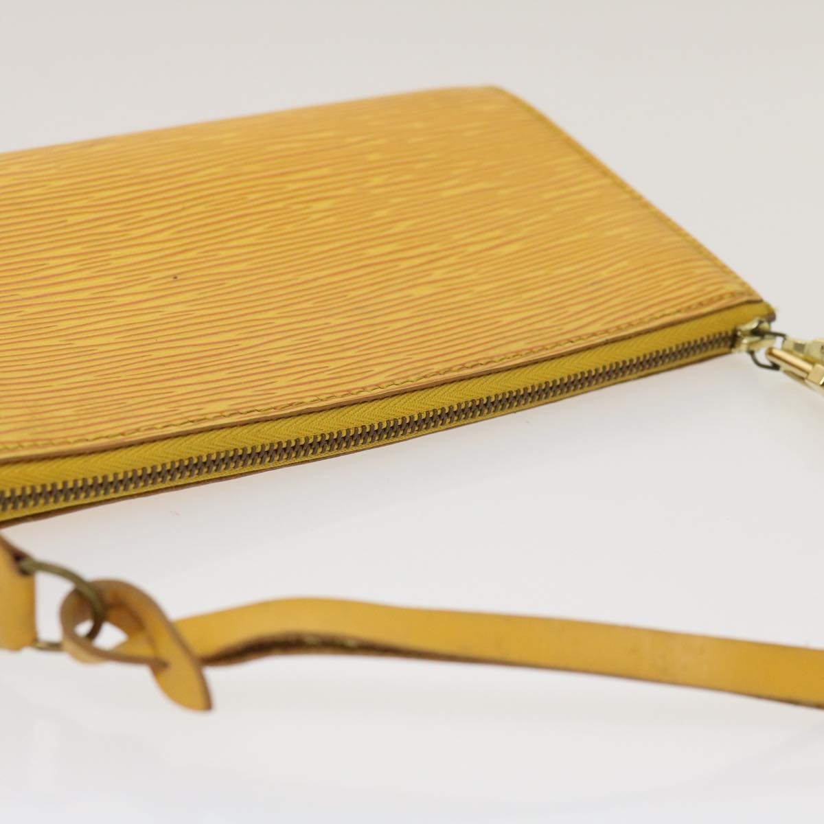 LOUIS VUITTON Epi Pochette Accessoires Pouch Yellow M52989 LV Auth am2512g