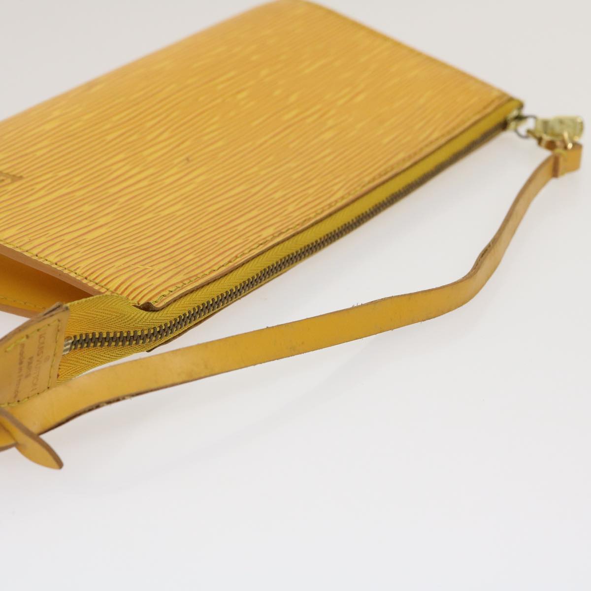 LOUIS VUITTON Epi Pochette Accessoires Pouch Yellow M52989 LV Auth am2512g