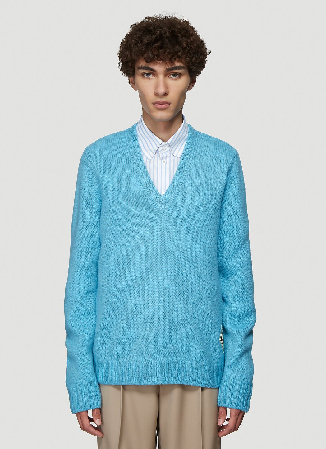 Gucci Men Logo Patch Sweater