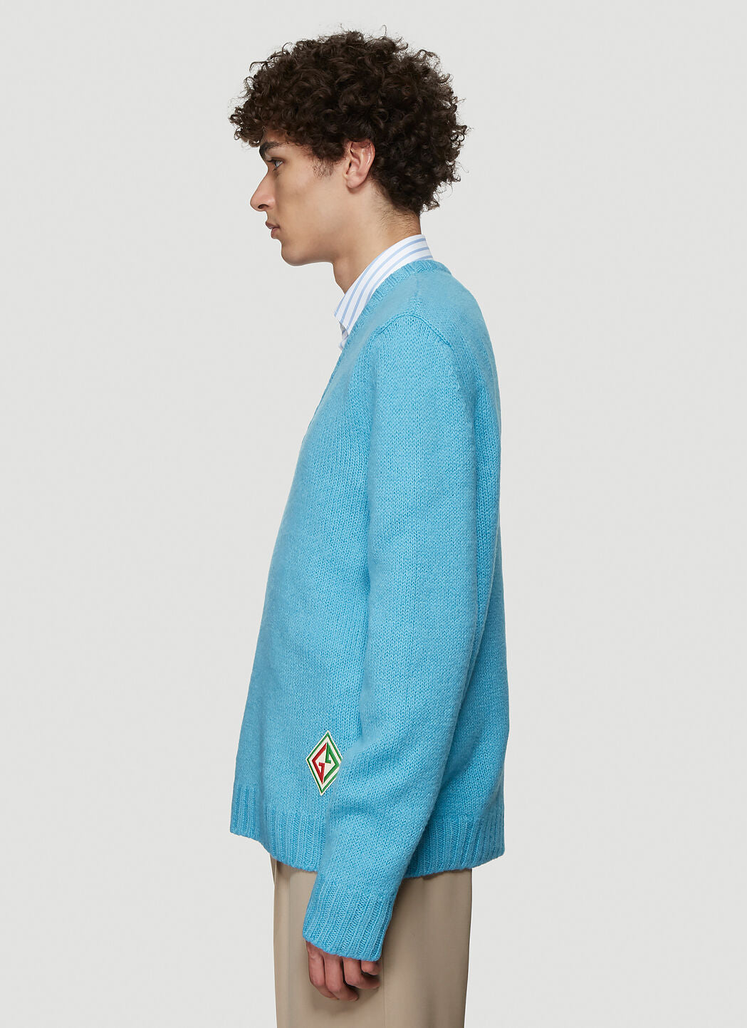 Gucci Men Logo Patch Sweater
