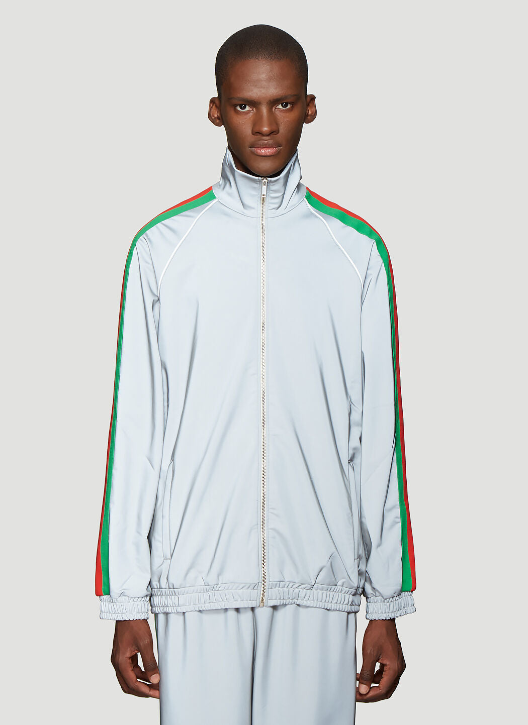 Gucci Men Reflective Track Jacket