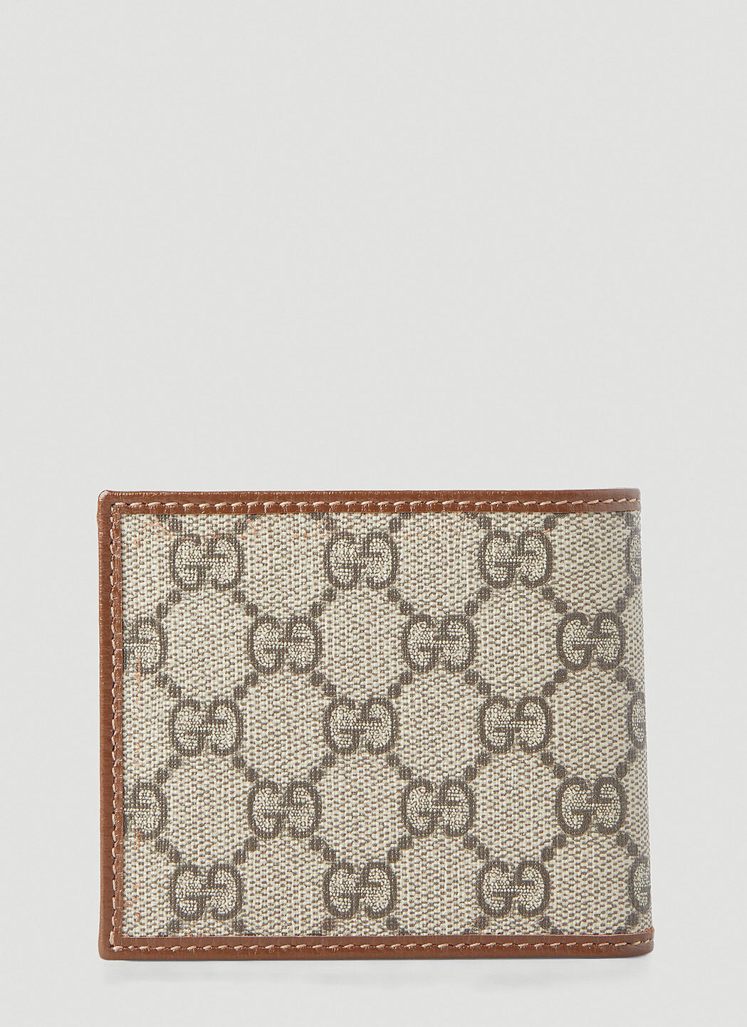 Gucci Men Gg Logo Patch Supreme Wallet