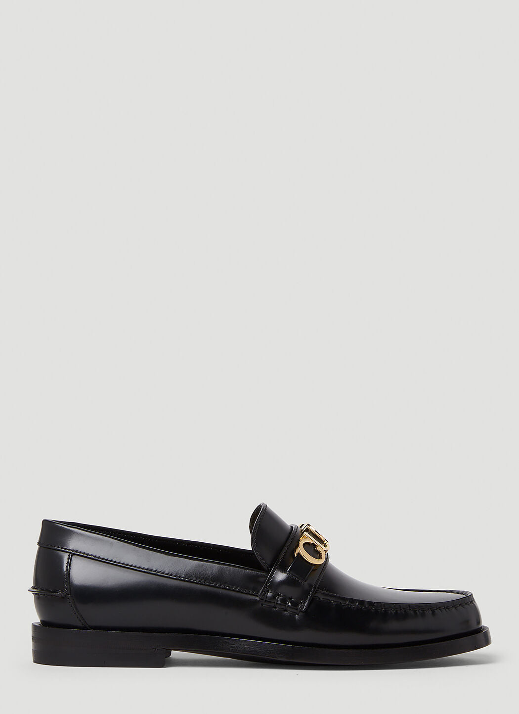 Gucci Men Logo Plaque Loafers