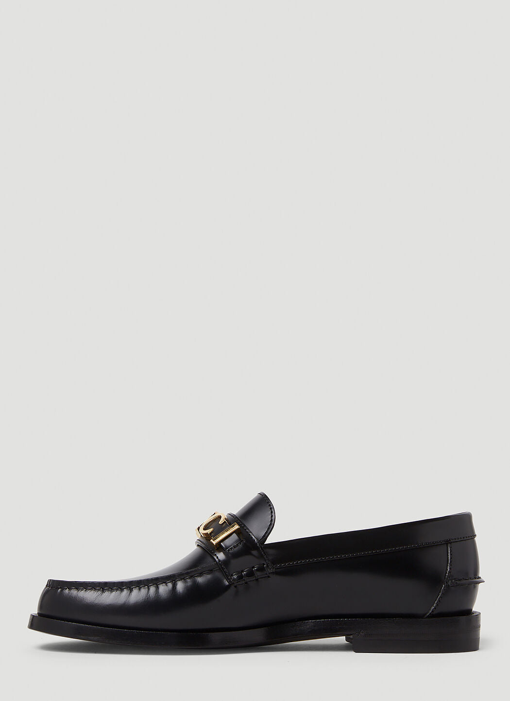 Gucci Men Logo Plaque Loafers