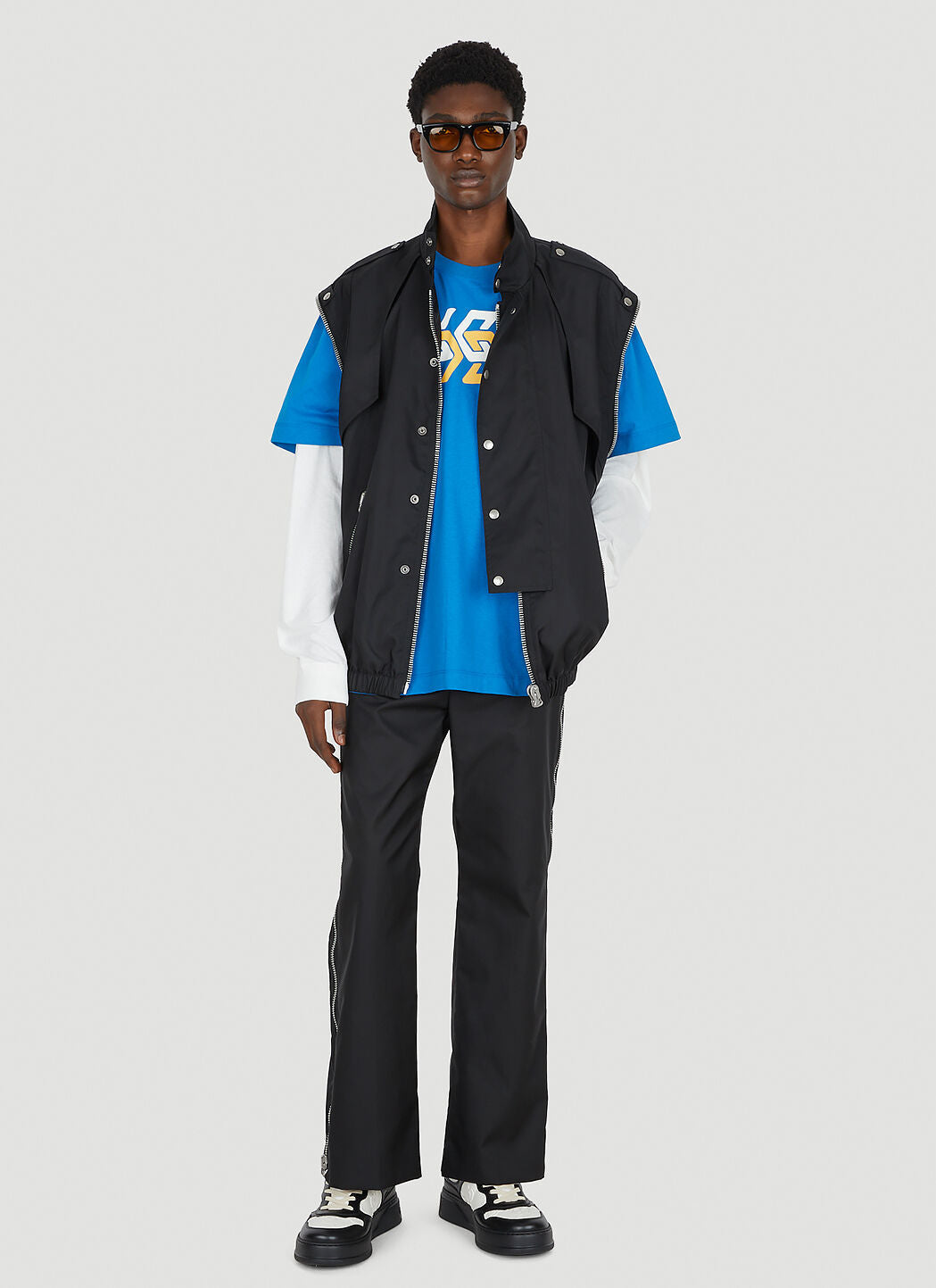 Gucci Men Side Zip Pants