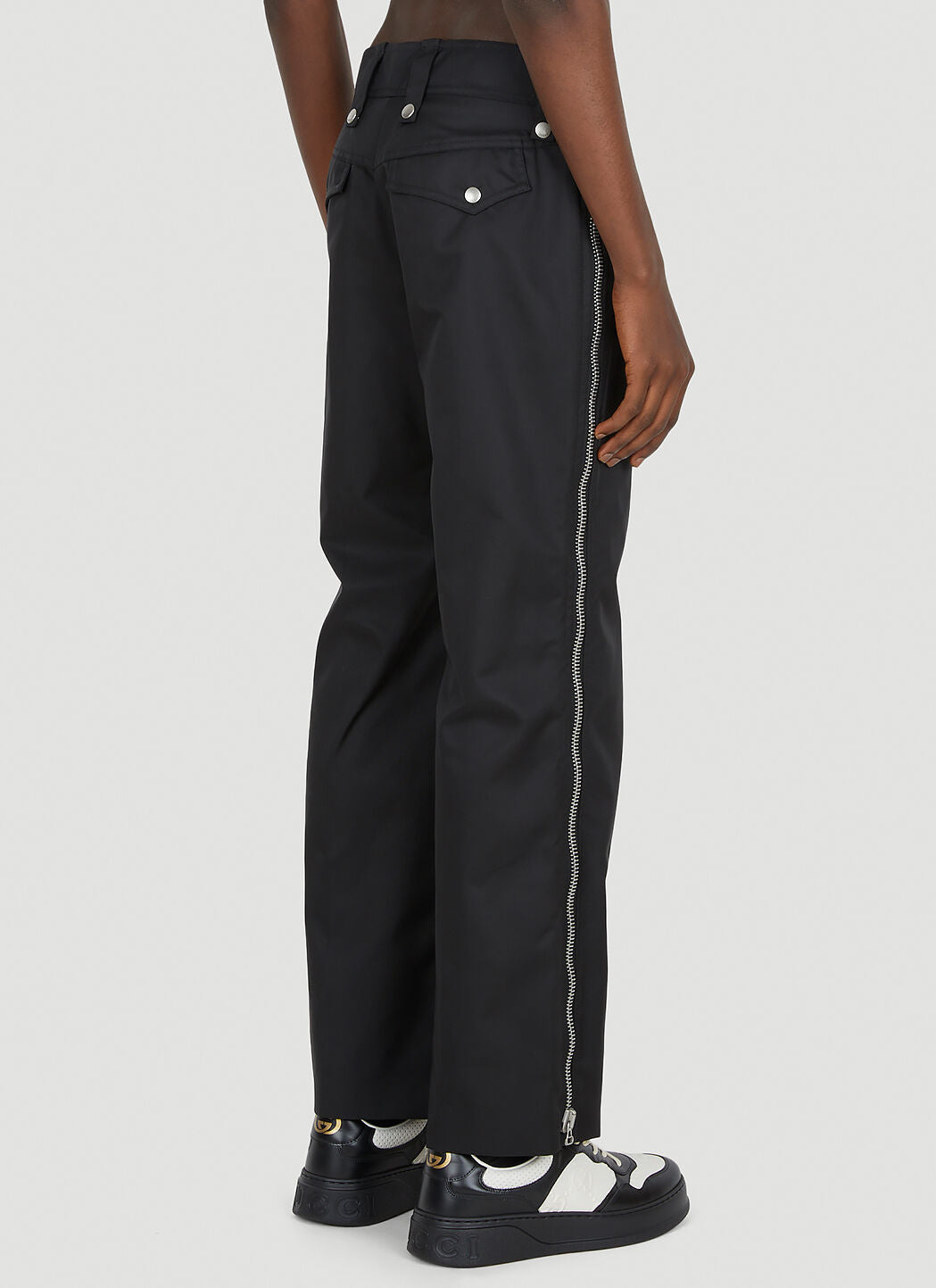 Gucci Men Side Zip Pants
