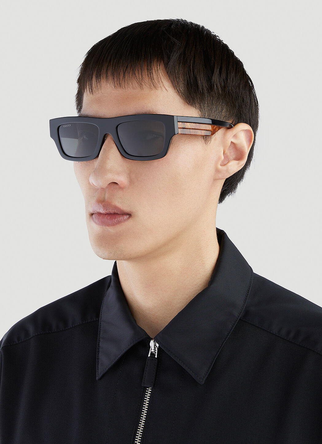 Gucci Men Rectangular Sunglasses