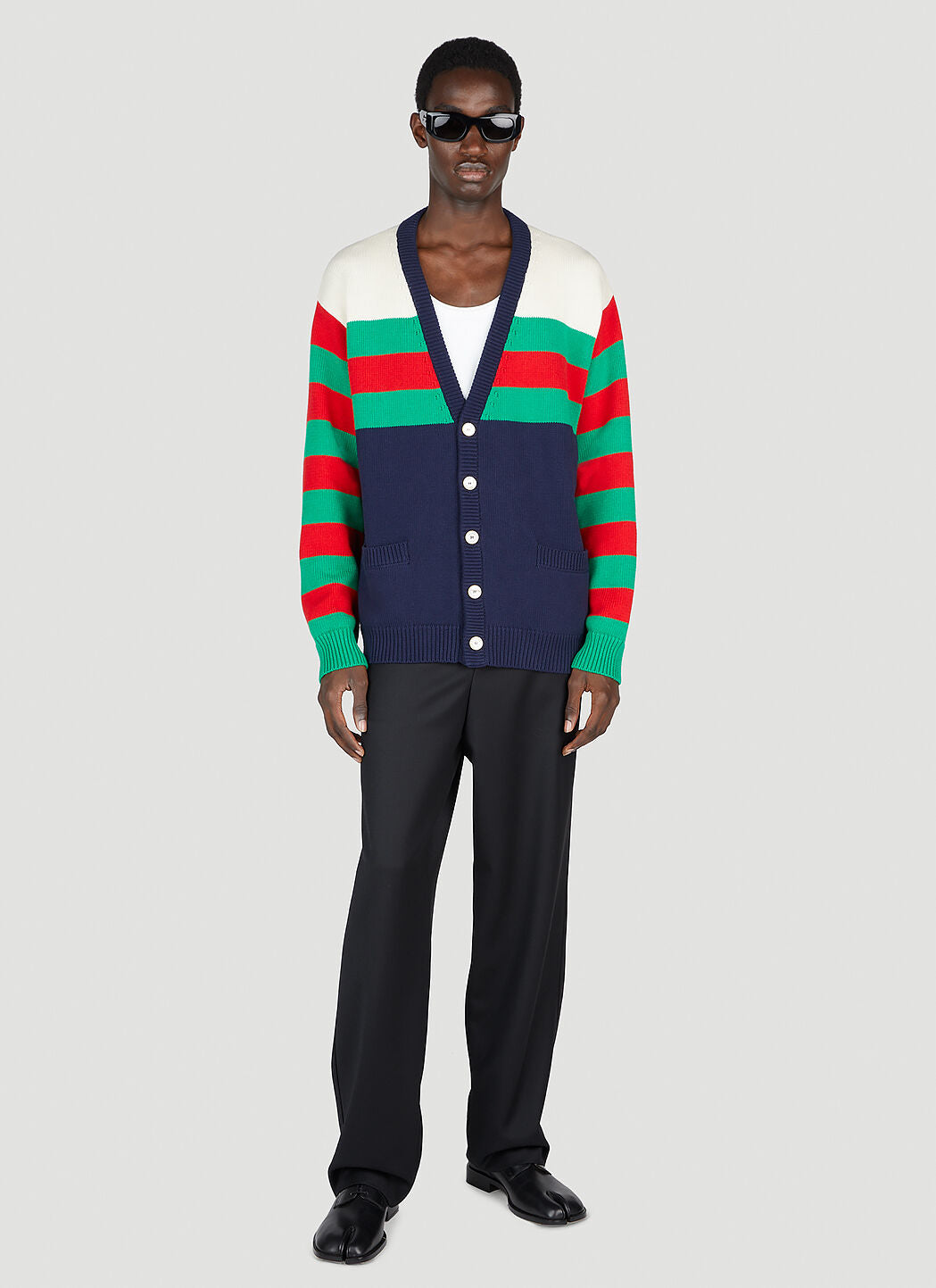Gucci Men Stripe Cardigan