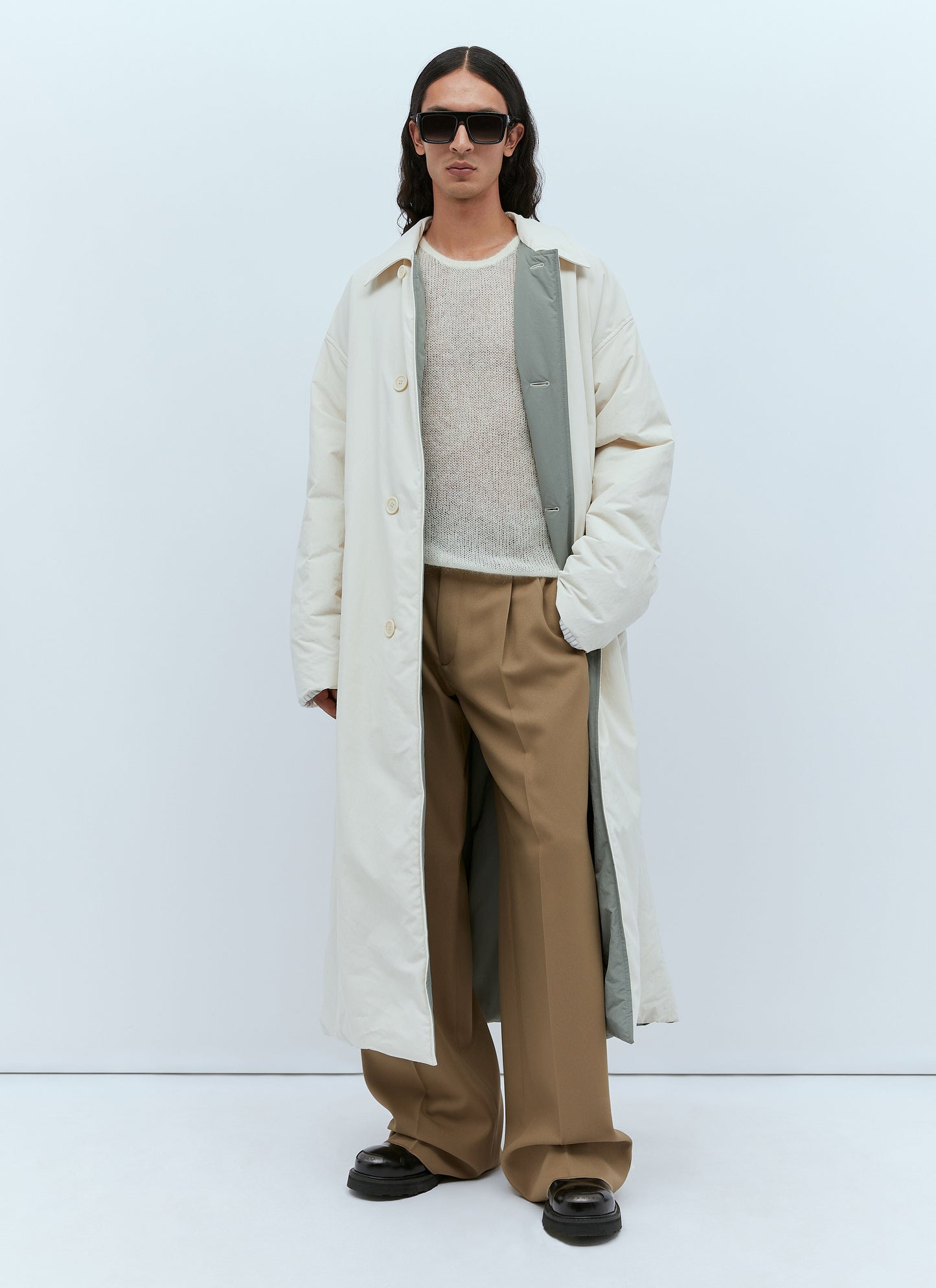 Gucci Men Lightweight Matte Coat