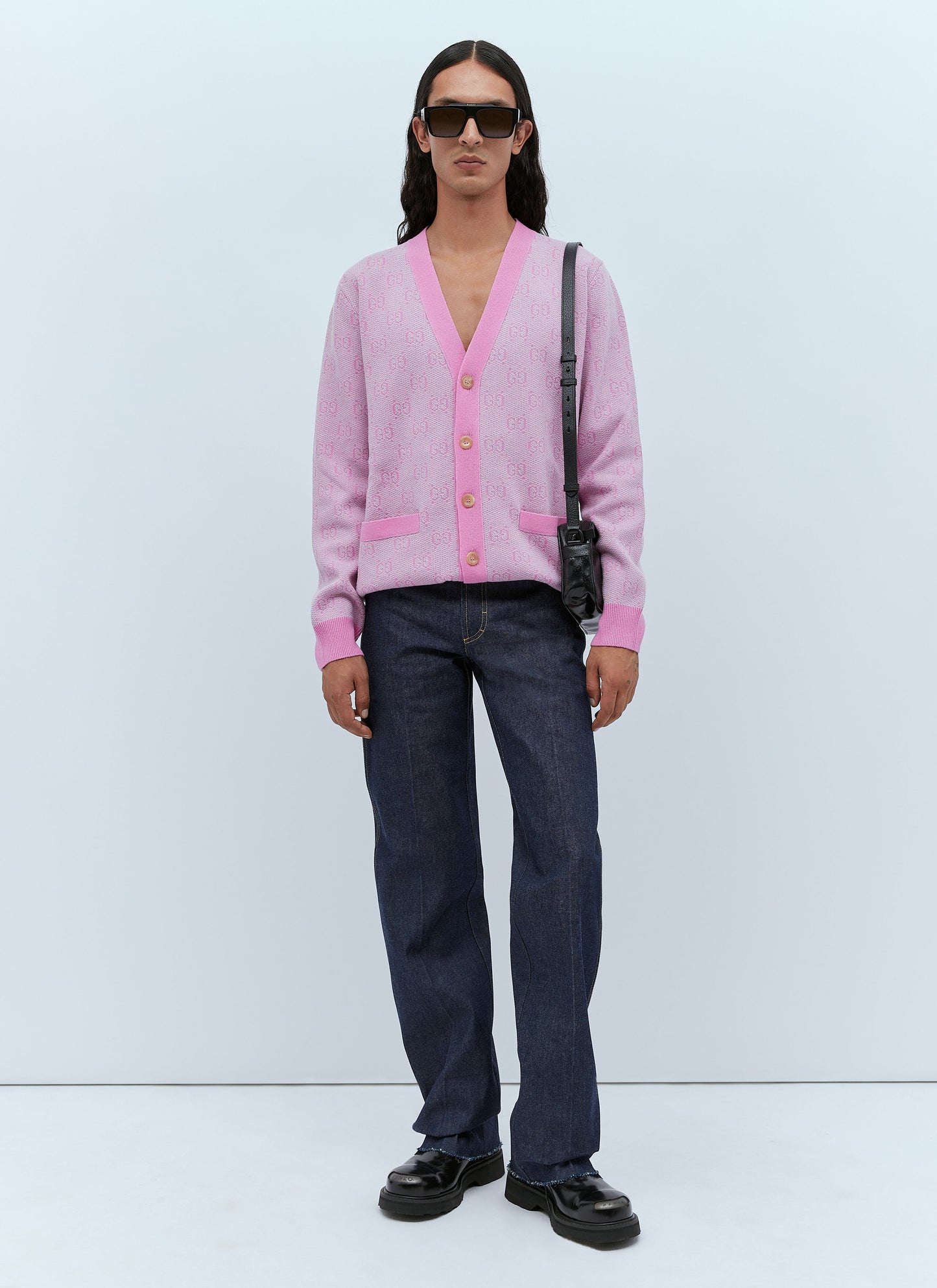 Gucci Men Raw Hem Jeans