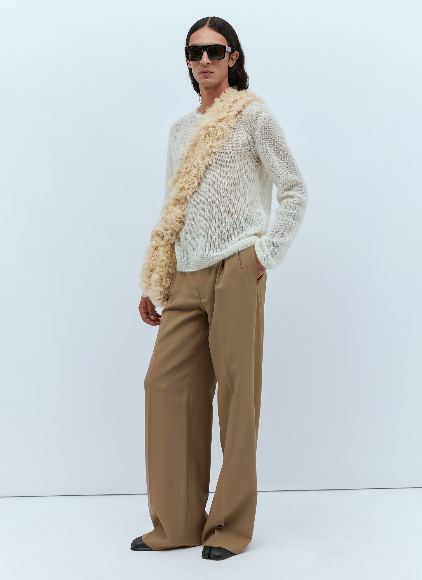 Gucci Men Mohair Silk Sweater
