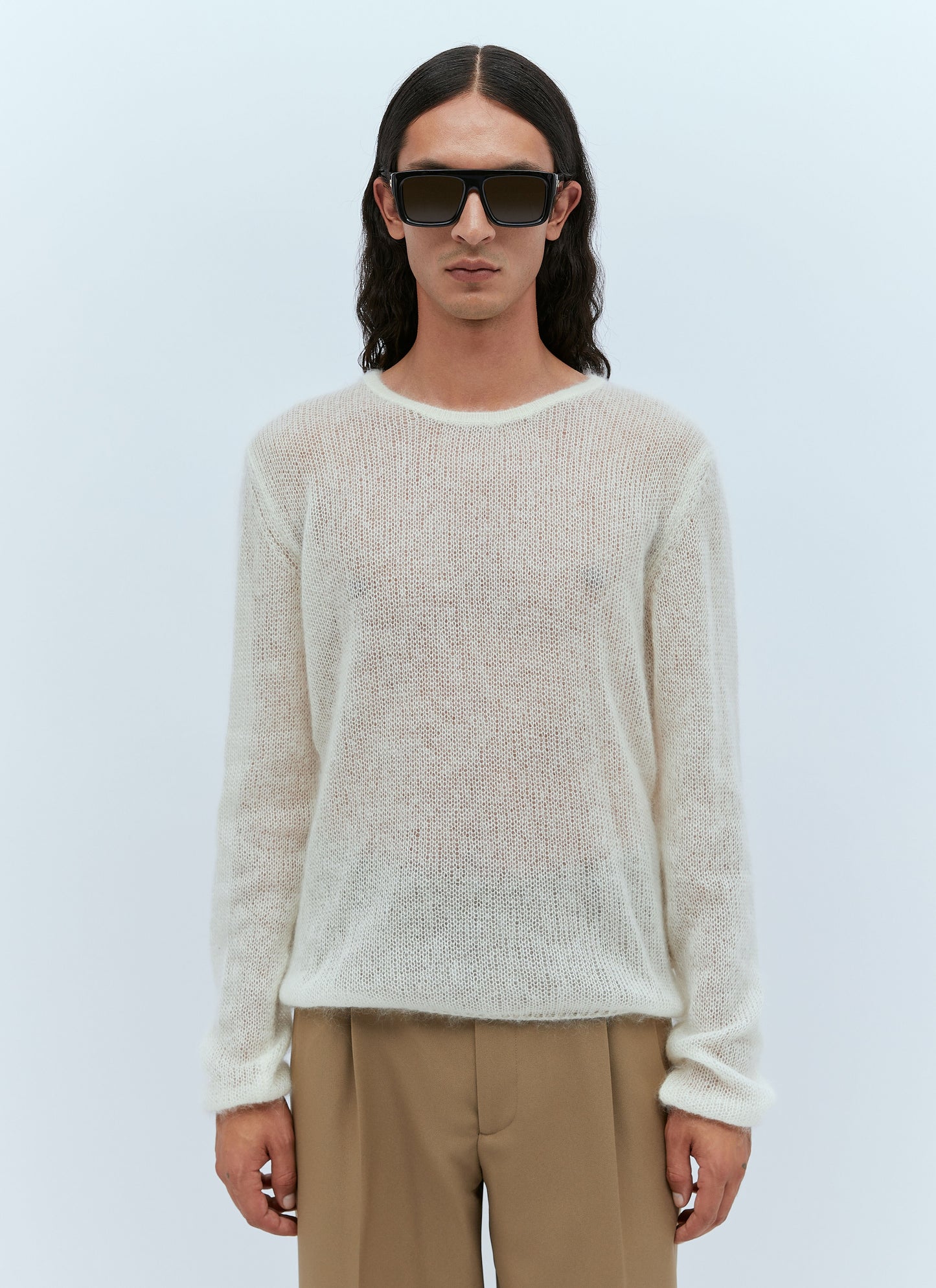 Gucci Men Mohair Silk Sweater