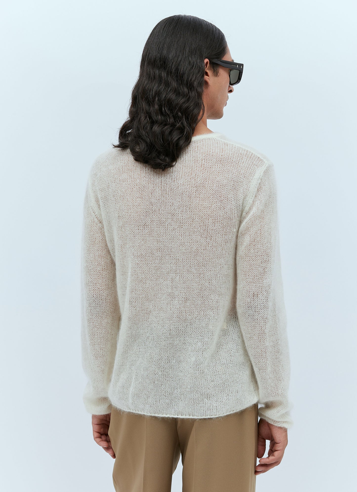 Gucci Men Mohair Silk Sweater