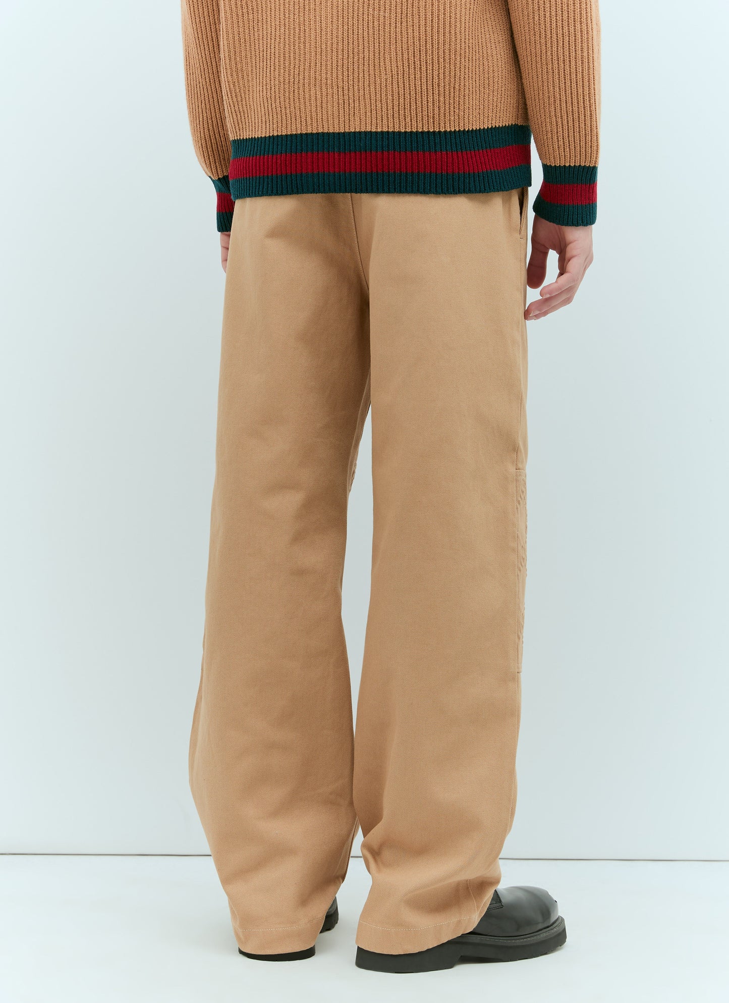 Gucci Men Gg Knee-Panel Pants