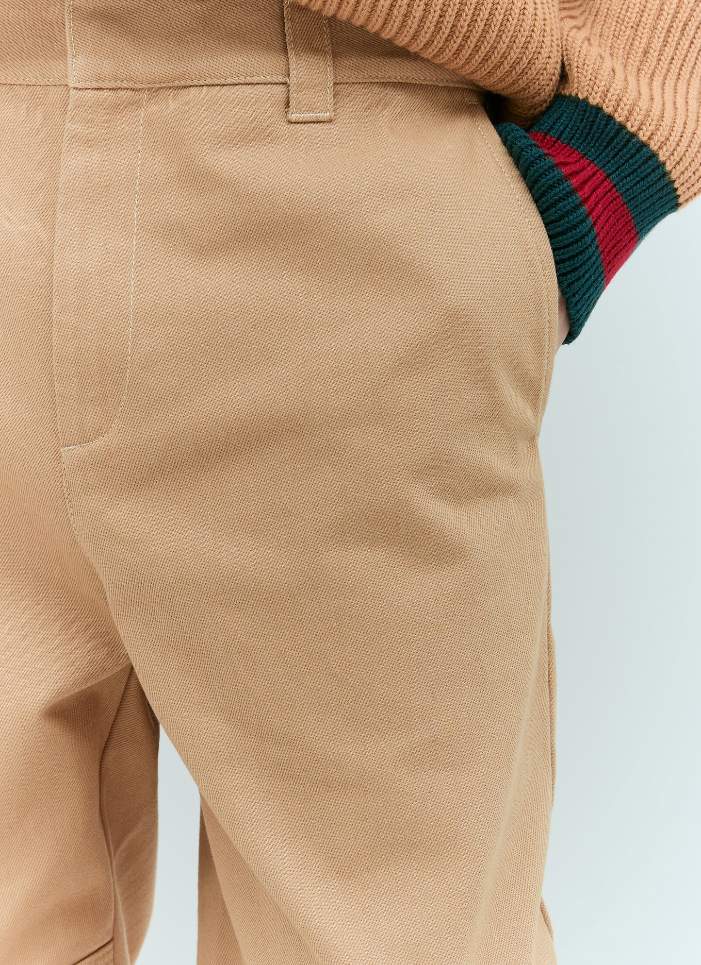 Gucci Men Gg Knee-Panel Pants
