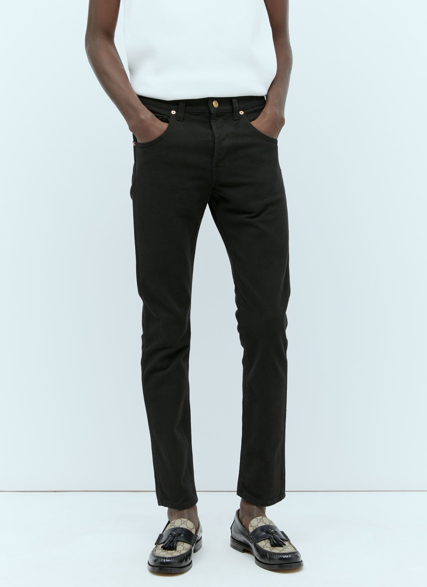 Gucci Men Horsebit Jeans