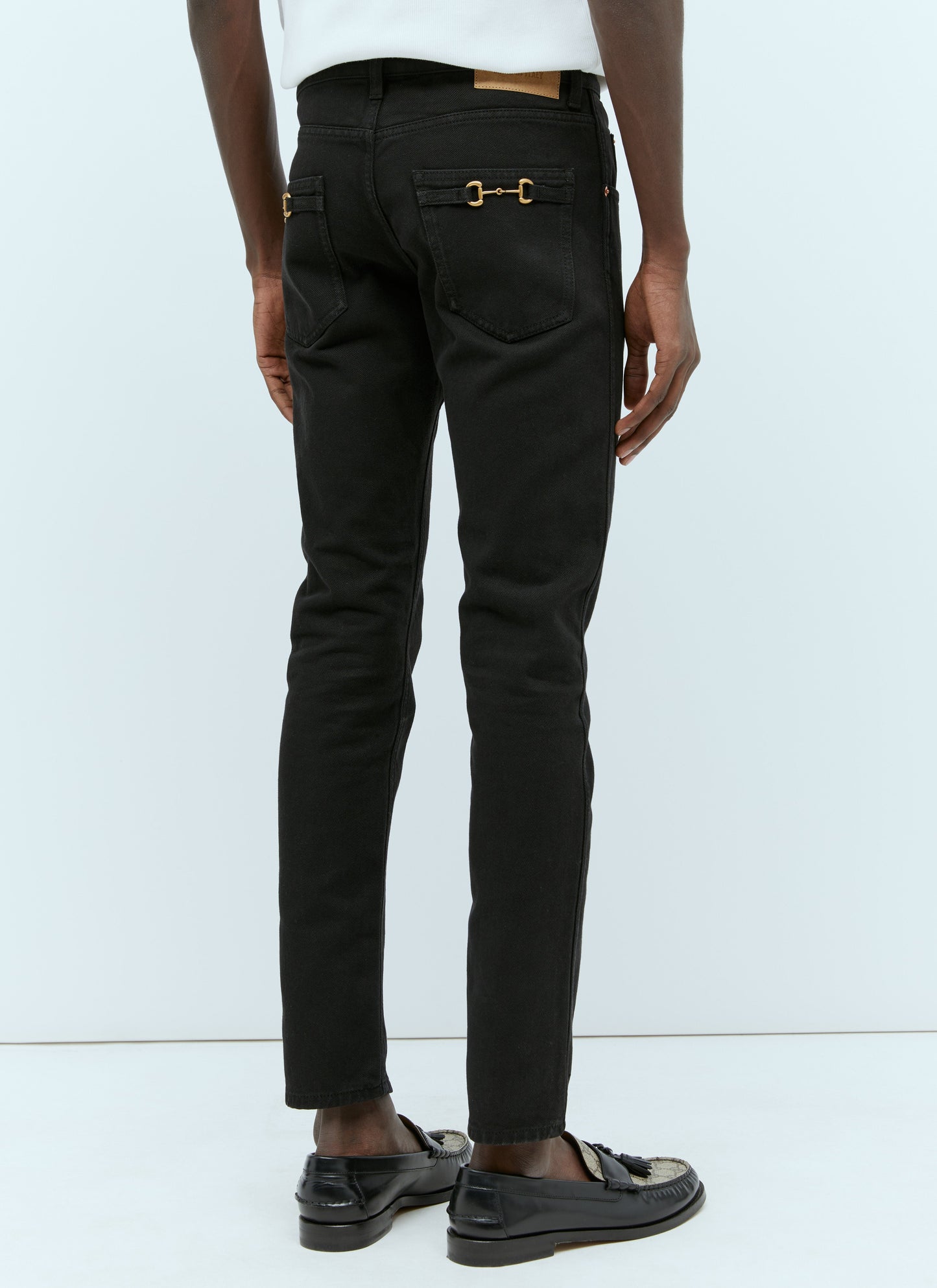 Gucci Men Horsebit Jeans