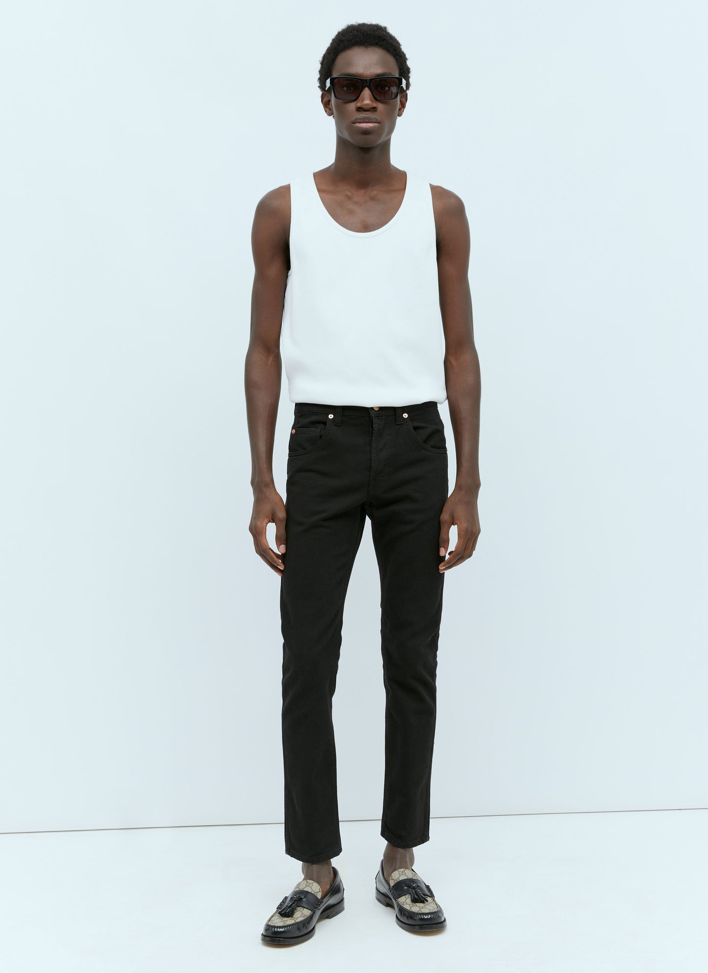 Gucci Men Horsebit Jeans