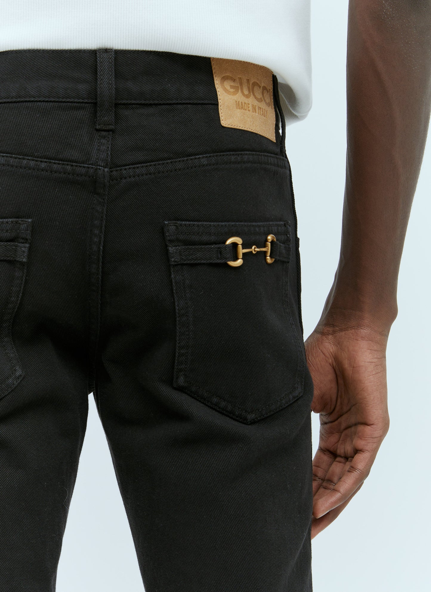 Gucci Men Horsebit Jeans