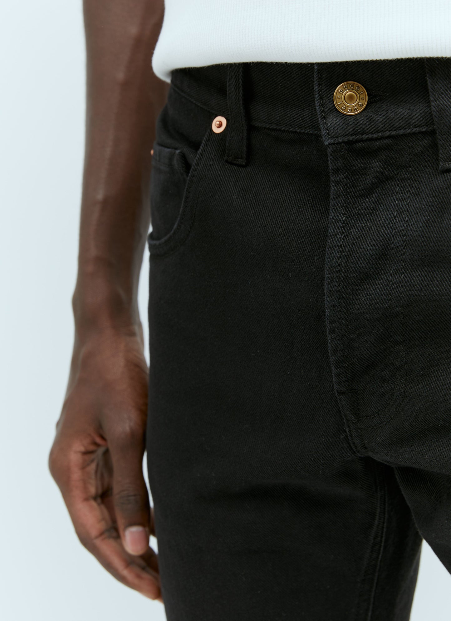 Gucci Men Horsebit Jeans