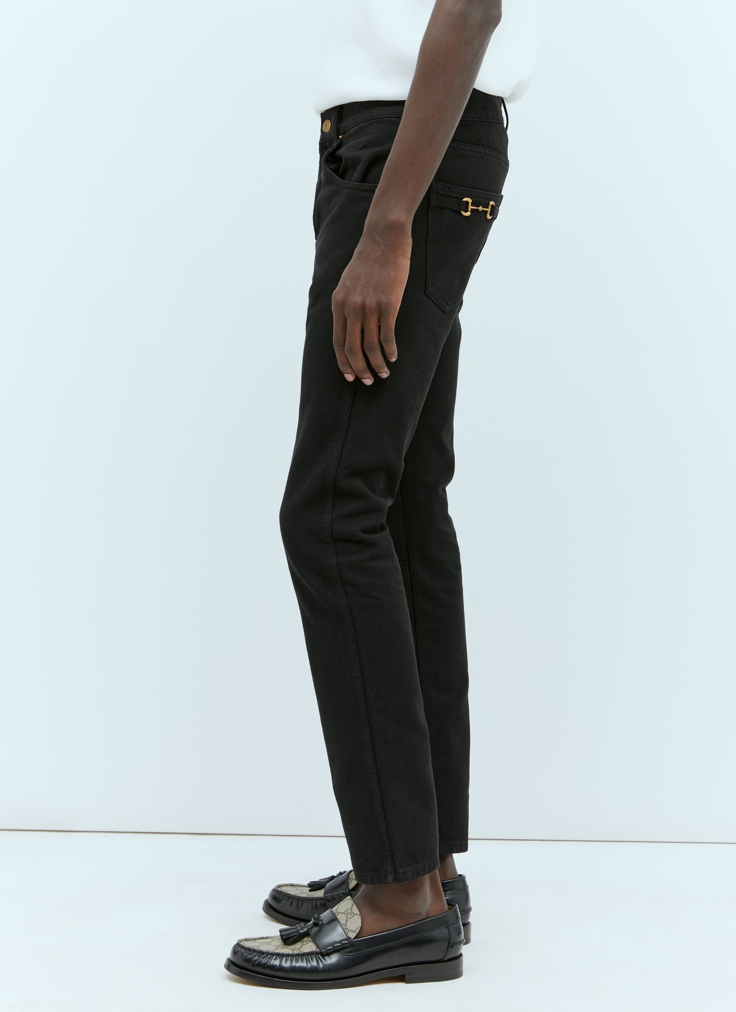 Gucci Men Horsebit Jeans