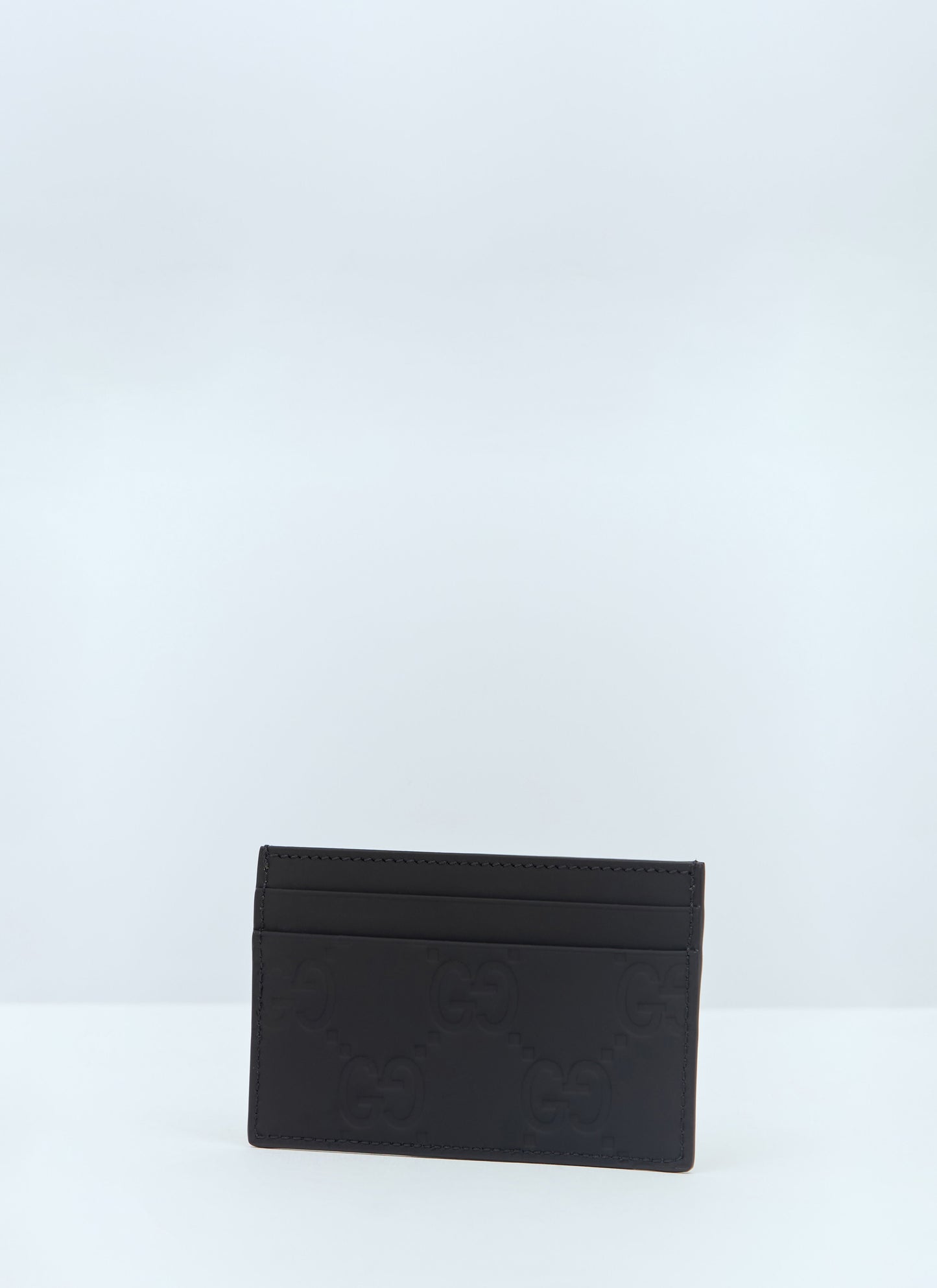 Gucci Men Gg Rubber-Effect Cardholder